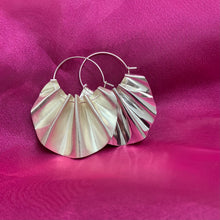 Load image into Gallery viewer, Fine Silver Hoops VI