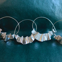 Load image into Gallery viewer, Fine Silver Hoops IV (large)

