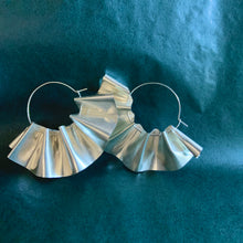 Load image into Gallery viewer, Fine Silver Hoops II
