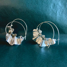 Load image into Gallery viewer, Fine Silver Hoops III (small)
