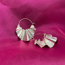 Load image into Gallery viewer, Fine Silver Hoops V
