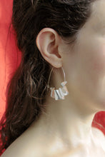 Load image into Gallery viewer, Fine Silver Hoops IV (large)
